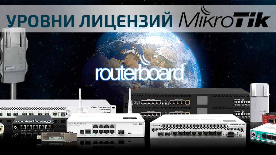 Уровни лицензий Mikrotik RouterOS